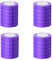Disposable Toilet Brush, Toilet Brush Set Cleaning System with Holder, Toilet Cleaner Brush Toilet Wand Kit for Bathroom (24PCS Purple Head)