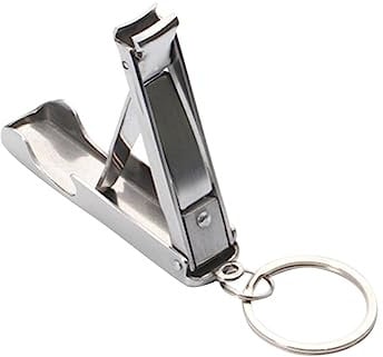 FRCOLOR Stainless Steel Nail Clipper Stainless Steel Nail Cutters Folding Nail Clipper Toenail Fingernail Clippers