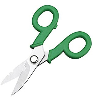 Forbici artigianali 5,5 pollici 146 mm in acciaio inossidabile multiuso forbici for elettricista domestico taglierina coltello strumento taglierina for cavi funzione forbici