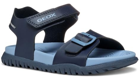 Geox Boys J Fusbetto Bo Sandal, Navy Dk Sky, 5 UK