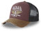 Von Dutch Kappe für Damen und Herren, Trucker Crew, verstellbar, Bordeaux/Braun/Schwarz, Einheitsgröße