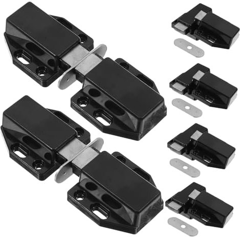 OSALADI 10pcs Cabinet Door Handle Replacement Magnetic Suction Switch Easy Install for Glass Wood Aluminum Doors