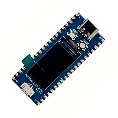 budiniao Carte de développement WiFi, processeur double cœur ARM Cortex M0, Module contrôlé ESP32/RP2040 qui peut être utilisé dans certains, RP2040-LCD-0.96