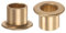 CPJJ 2 Stück Flansch Lager Hülse,Sintermessing Gleitlager,Flansch Dicke Bronze Buchse Selbstschmierende Gleitbuchsen Hülse für Industrieanlagen,8x10x10mm