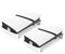 THLMT 1PCS Support de Console Compatible pour PS5 Pro Disc & Digital Edition, Support Horizontal de Contrôleur de Jeu Tablette de Jeu Base de Suspension Support de Rangement (Support Seulement)