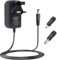 QIAWES 6V 1A AC to DC Power Supply Adapter, 100-240V 50 60HZ, UK Plug 5.5mm x 2.1mm, with selectable 3.5mm x 1.35mm, 4.0mm x 1.7mm Aapter Plugs. Center Positive