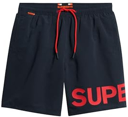 Superdry Herren 43,2 cm Badeshorts mit Grafik