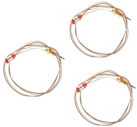 Uonlytech 4 Termocoppie Dal Design Compatto Per Fornelli A Gas Parti Di Ricambio Per Braciere Facili Da Installare E Utilizzare