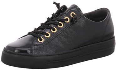Paul Green Sneaker 4081-598, Lack/Brush, Schwarz, Damen EU 5,5/38,5