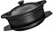 Holibanna casseruola in ceramica pentola a lento pentole coperchio miscelazione moderno padella antiaderente wok antiaderente pentola da cucina casalinga pentola in ceramica Black