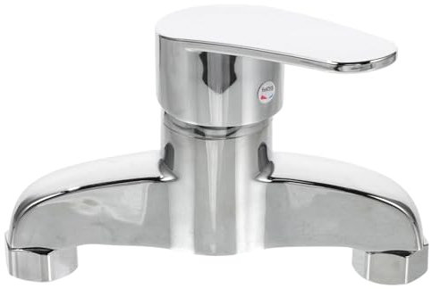 NUOBESTY Grifo De Ducha Mezclador De Pared Zinc Aleación Desviador Para Baños Control Sencillo Flujo Agua Fría y Caliente Ahorro Agua y Diseño Moderno Para Duchas