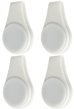 Duschwand-Clips an der Wand – -Clips | 4 Stück Silikon-Duschwand-Clips | Silikon-Gewichtshalter, spritzwassergeschütztes Badezimmer-Zubehör für Wand und Außen- und Innenbereich
