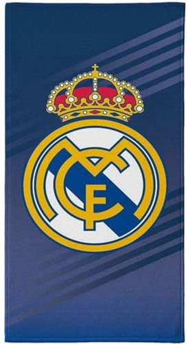 CERDÁ LIFE'S LITTLE MOMENTS Real Madrid Handtuch 70x140 super schnelltrocknend und extra weiches Gefühl – Real Madrid Strand-, Pool- oder Badetuch mit einzigartigem Design und offizieller Lizenz