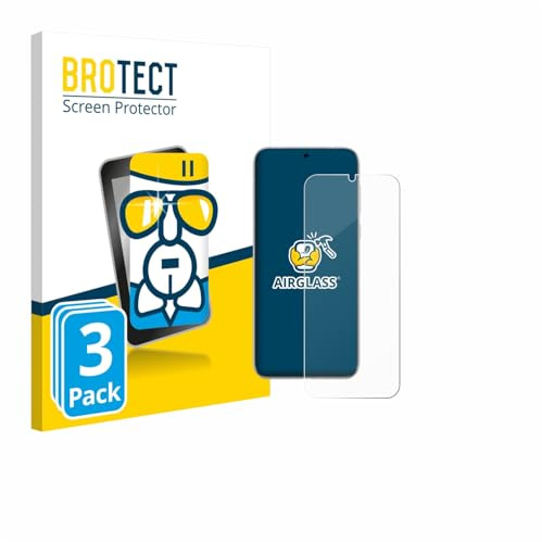 BROTECT Schutzglas für Huawei Pura 80 Ultra | 3 Stück Transparenter Displayschutz Made in Germany Schutzfolie Panzer Folie Glas 9H Anti-Fingerprint Einfache Montage Clear