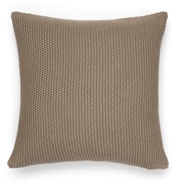 Marc O'Polo Dekokissen Nordic Knit Oakwood, 50x50 cm - 100% Bio-Baumwolle - Uni