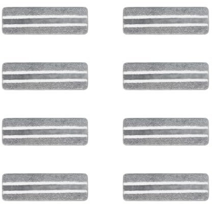 VACUER CleanTouch™ – Lot de 8 Microfibres Officielles 100% Polyester pour K1-Pro – Recharges Haute Densité, Lavables 60°C, Ultra-Absorbantes, Compatibles Serpillière Plate