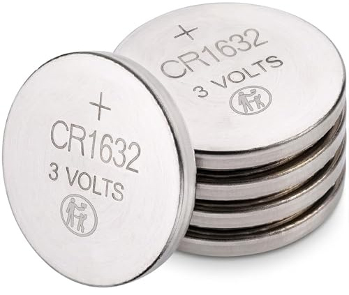 BML 10 x CR1632 Lithium Coin Cell Batteries 3V Long Lasting Button Battery for Car Key Remote Watch Calculator Medical Devices Reliable Power Multipack