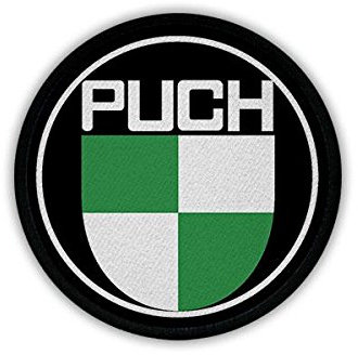 Copytec Patch Aufnäher Puch Werke Motorsport Motorrad Mofa Österreich Oldtimer Kult Fan Abzeichen Emblem #20025