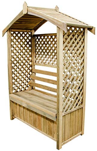 Forest Garden Forest Lyon Arbour, Pressure Treated, 6'5 x 5'11