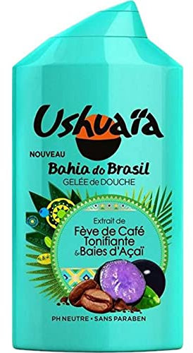 Ushuaïa Douche Bahia Do Brasil Fève De Café Et Baies d'Açaï 250ml (lot de 3)