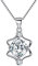 EVER FAITH 925 Sterling Silber CZ Horoskop Sternzeichen 12 Konstellation Gemini Anhänger Halskette Klar