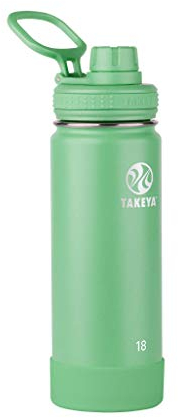 TAKEYA Actives Spout Insulated Water Bottle, Stainless Steel, Mint