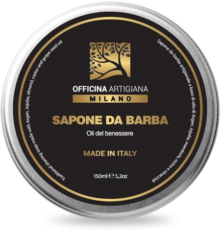 OFFICINA ARTIGIANA MILANO Traditional Shaving Soap - 5 wellness oils, 150 ml