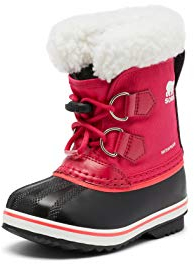 Sorel KIDS YOOT PAC NYLON WATERPROOF Schneestiefel für Unisex Baby, Rot (Bright Rose) - Children, 25 EU
