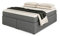Betten Jumbo Headless King Boxspringbett | Hellgrau | 180x200 | Härtegrad mittel | inkl. Visco-Kaltschaum-Topper