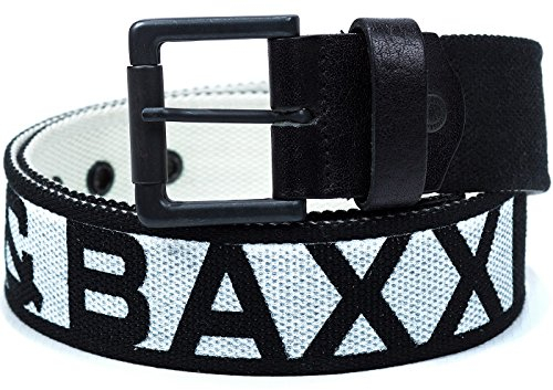 Cipo & Baxx Herren Gürtel Modell 05 Schwarz 100cm x 4,7cm