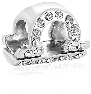 Charm Anhänger,S925 Sterling Silber Schmuck Accessoires Zwölf Konstellationen Waage Lose Perlen Handgefertigte Diy Silberperlen Armband Perlen Perlen