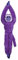Deluxebase EcoBuddiez Tree Huggers - Crisotrice Viola Peluche da Appendere di 55cm realizzato con Bottiglie di Plastica Riciclate. Peluche morbido ed eco-friendly e regalo perfetto per i bambini.