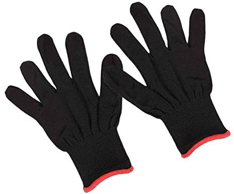 LOVIVER 2 Gitarrenhandschuh, Basshandschuh, FARBE Schwarz S