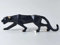 Western Eiderdown Presents Schwarzes Jaguar -Showpiepe Für Wohnkultur/Schwarze Panther Statue Für Wohnzimmerdekor, Cheetah Showpiece Office Decor Gegenstand #Aport-528