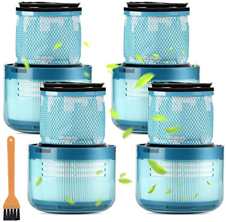 (4 pezzi) V15 Filtri di ricambio per Dyson V15 Detect Complete, V15 Animal, Filtri per vuoto per Dyson V11 SV14, sostituzione Part no. 970013-02, kit 4 filtri, lavabile e riutilizzabile