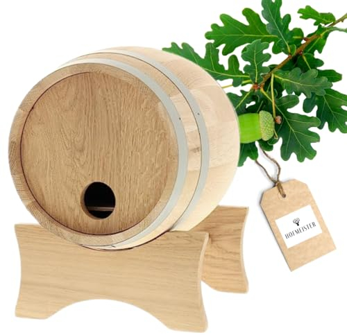 Hofmeister Holzwaren Eichenfass Bag in Box inkl. Bock und Verschluss