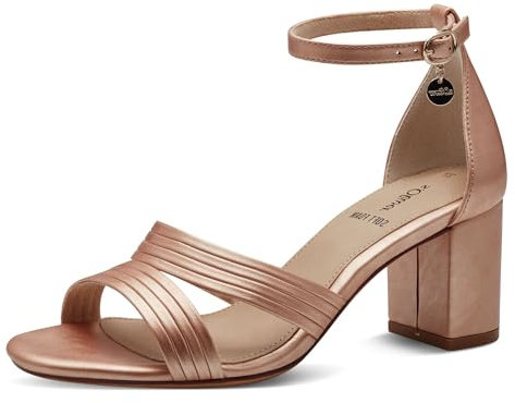 s.Oliver 5-28301-42, Sandali con Tacco Donna, Oro Rosa Met, 41 EU