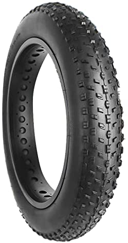 Qusedwey Fahrradreifen, Fahrradreifen, Faltbarer, Elektrische Fahrradreifen, Kompatibel mit Breiter Schneefahrrad, 20 X 4,0