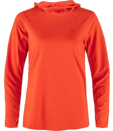 Fjällräven Damen Abisko Sun-Hoodie, Flame Orange, XL