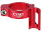 CYSKY Morsetto Deragliatore Anteriori Bici 28,6mm, Alluminio Adattatore Regolabile per Deragliatore Anteriore per MTB Bici da Strada Ciclismo (Rosso)