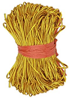 KONTONTY Thread glänzende Schnur Choker Thread elastische Schnur Seil Schnur Material