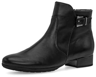 Gabor Damen Ankle Boots, Frauen Stiefeletten,Stiefel,Bootee,Booties,halbstiefel,Kurzstiefel,uebergangsschuhe,schwarz (Flausch),38.5 EU / 5.5 UK