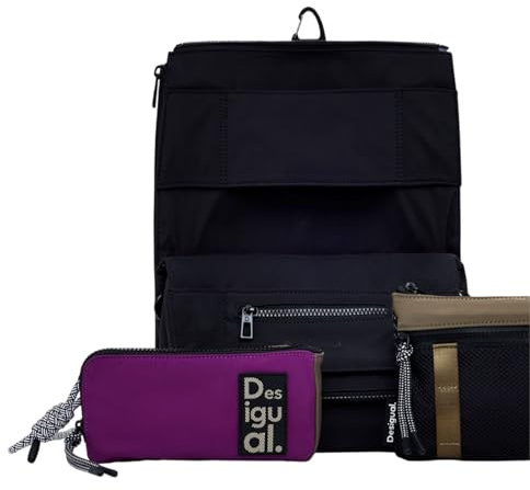 Desigual Modularis 25 Venecia Crossbody Bag Black