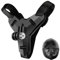 Support réglable pour casque de moto - Support de casque de moto - Sangle au menton pour GoPro Hero et autres caméras d'action - Noir
