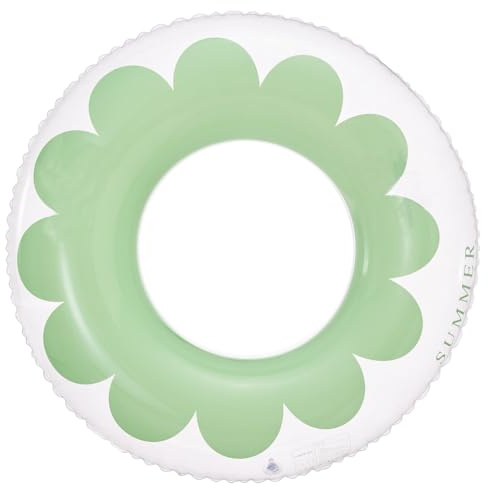 Schwimming Ring Erwachsene, Transparenter Floating Ring, PVC schwimmring Aufblasbar, Für Pool-Party-Dekorationen, Party Im Freien Am Meer (grün)