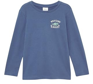 s.Oliver Longsleeve mit auffälligem 3D-Print am Rücken