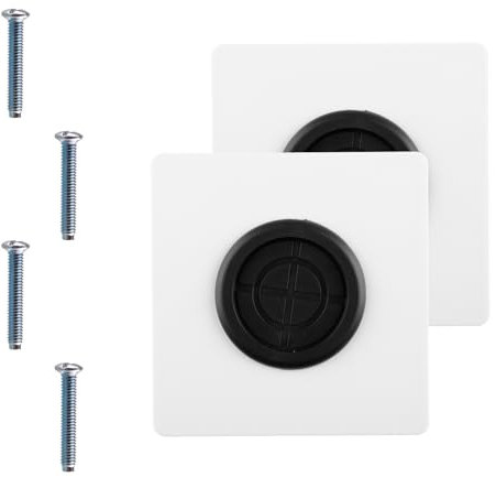 Tabanzhe Cable Entry Cover-2PCS Cable Brush Plate Outlet Cable Entry Plate Wall Mounted Brush Faceplate White Wallplate for Covering Outlets Receptacles Tidying Cords