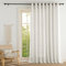 PONY DANCE Raumteiler Vorhang mit Ösen Wohnzimmer Gardinen Leinen 1er-Set H 220 x B 300 cm Leinenvorhang Halbtransparent Extra Breite Vorhänge Leinenoptik Boho Curtains, Creme