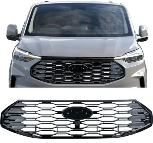 Sport Kühlergrill Schwarz mit Chrom für Ford Tourneo Transit Custom ab 2023