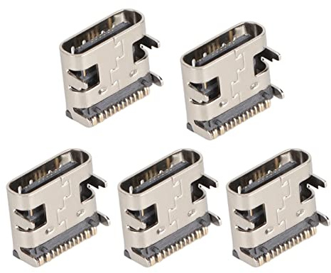 Ersatztyp C -Ladeanschluss für Gamepad - 5pcs Game -Griff -Ladebuchse, Reparaturkit für -Controller